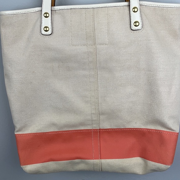 Coach Pierre Le-Tan Umbrella Beach Tote Bag Purse - Picture 11 of 16